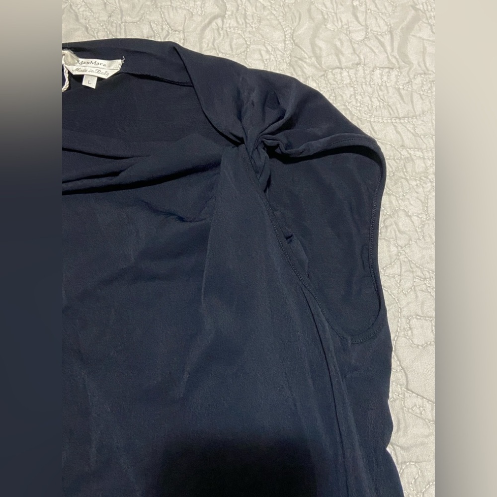 MaxMara Midnight Blue top - Picture 2 of 10